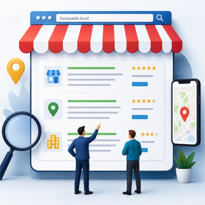 Cómo optimizar contenido para búsquedas locales con intención comercial